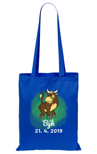 Látková taška Býk 21. 4. až 21. 5.