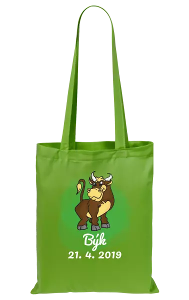 Látková taška Býk 21. 4. až 21. 5.