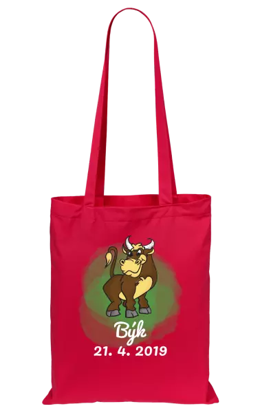 Látková taška Býk 21. 4. až 21. 5.