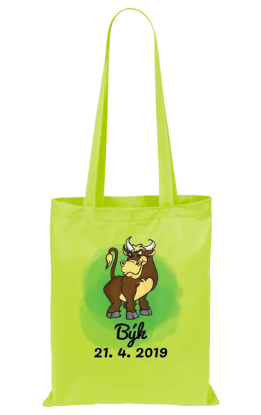 Látková taška Býk 21. 4. až 21. 5.