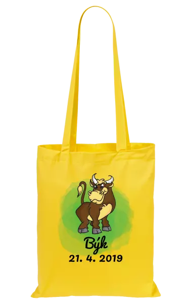 Látková taška Býk 21. 4. až 21. 5.