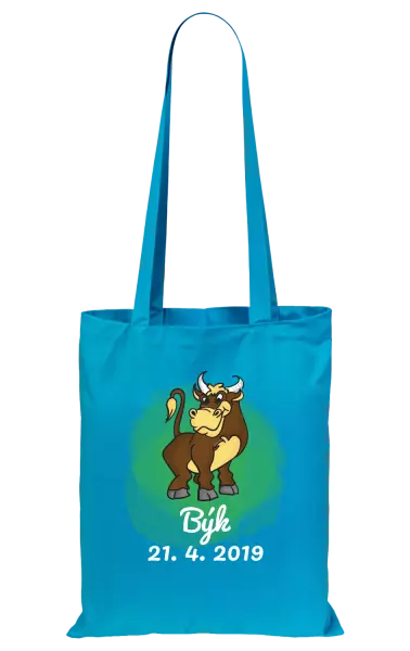 Látková taška Býk 21. 4. až 21. 5.