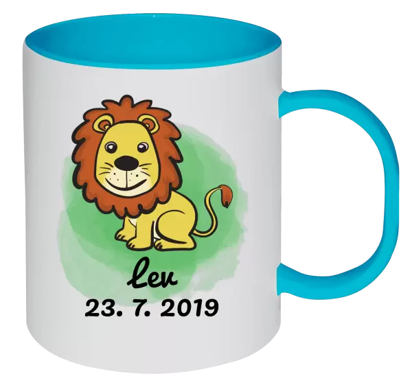 Plastový hrnek Lev
