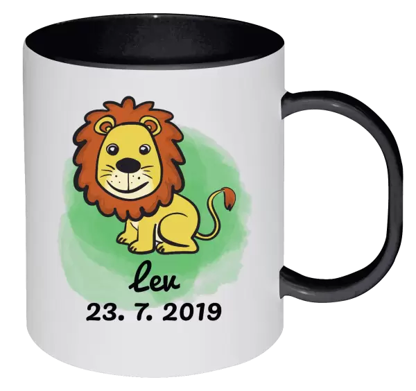 Plastový hrnek Lev