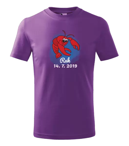 Dětské tričko Rak