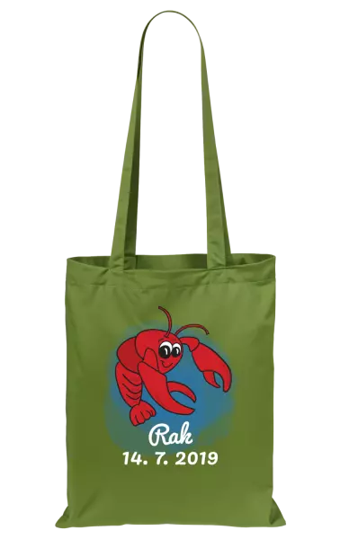 Látková taška Rak