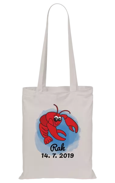 Látková taška Rak
