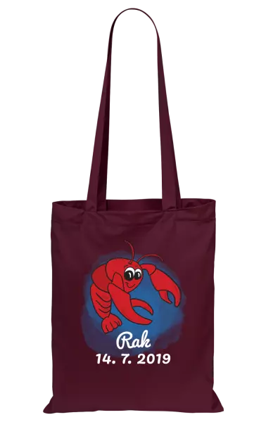 Látková taška Rak