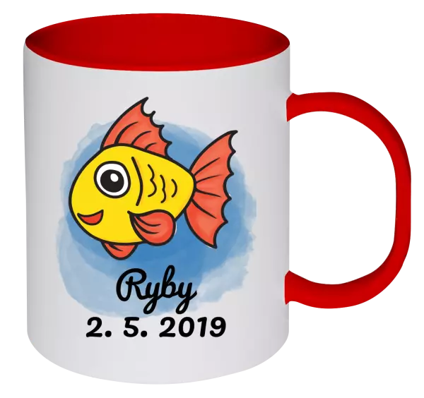 Plastový hrnek Ryby