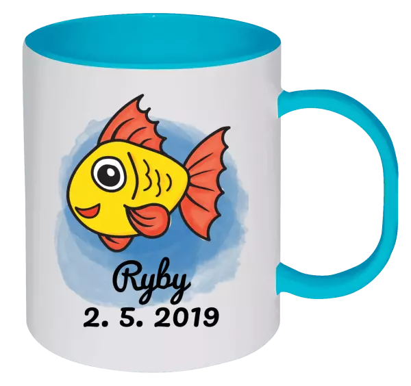 Plastový hrnek Ryby