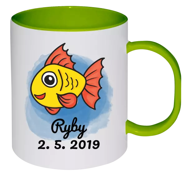 Plastový hrnek Ryby