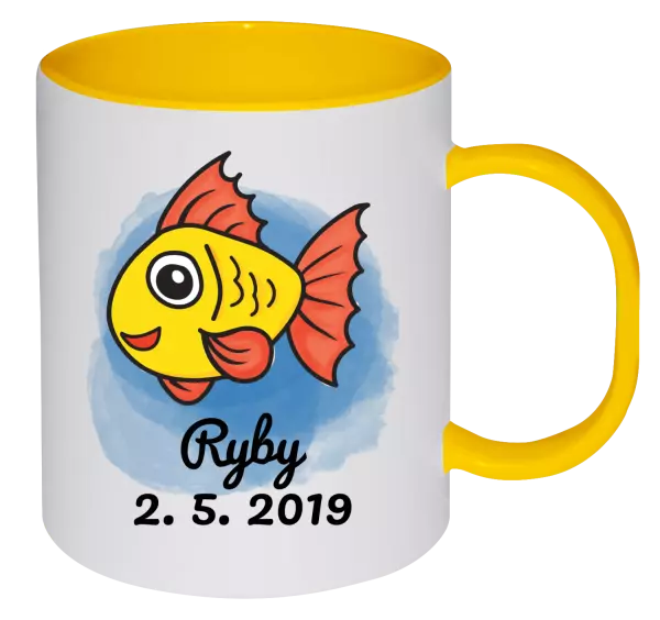 Plastový hrnek Ryby