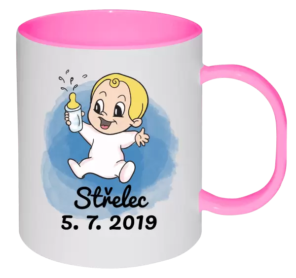 Plastový hrnek Střelec