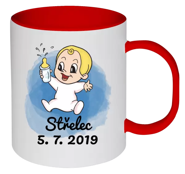 Plastový hrnek Střelec