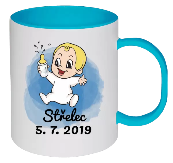 Plastový hrnek Střelec