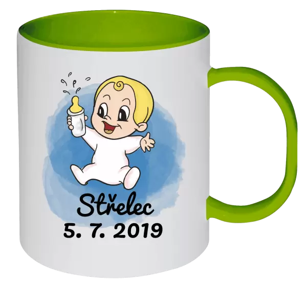 Plastový hrnek Střelec