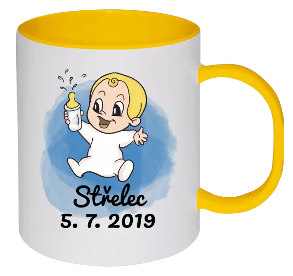 Plastový hrnek Střelec