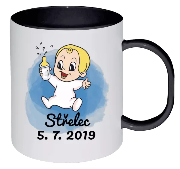 Plastový hrnek Střelec