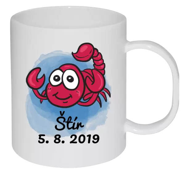 Plastový hrnek Štír