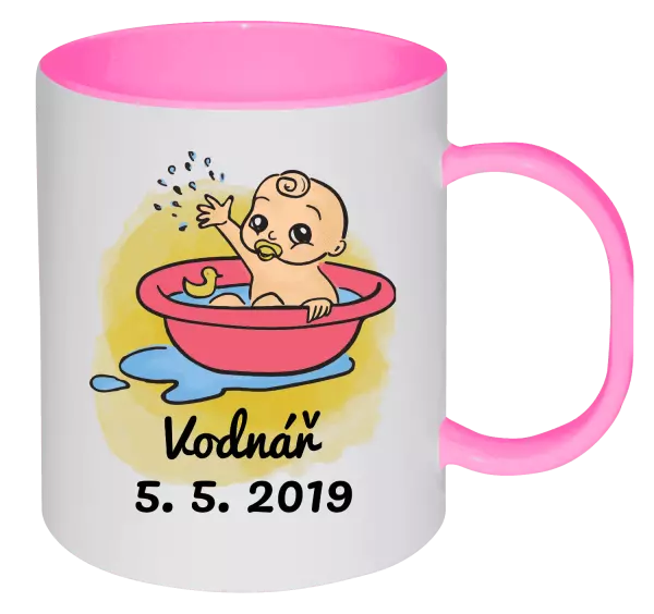 Plastový hrnek Vodnář