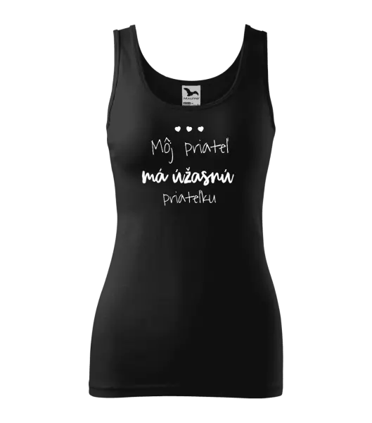 Dámske tielko Môj priateľ má úžasnú priateľku 