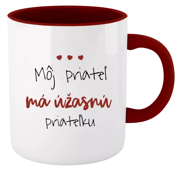 Hrnček  Môj priateľ má úžasnú priateľku 