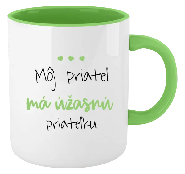 Hrnček  Môj priateľ má úžasnú priateľku 