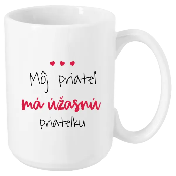 Hrnček Môj priateľ má úžasnú priateľku 