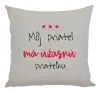 Vankúš Môj priateľ má úžasnú priateľku 