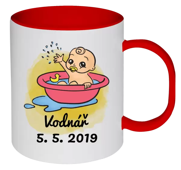 Plastový hrnek Vodnář