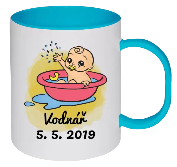 Plastový hrnek Vodnář