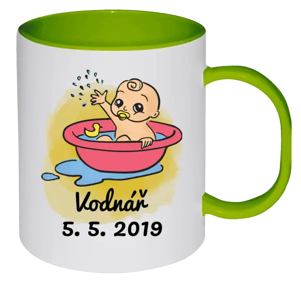 Plastový hrnek Vodnář