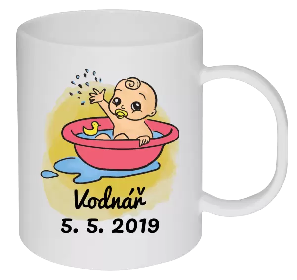 Plastový hrnek Vodnář