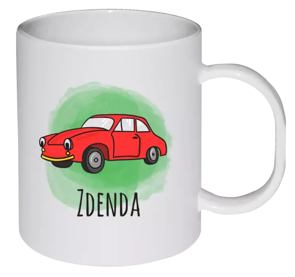 Plastový hrnek Autíčko