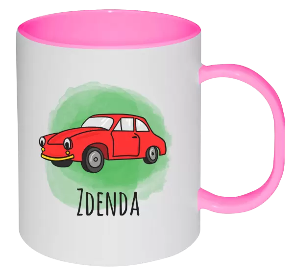 Plastový hrnek Autíčko