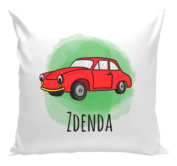Polštář Autíčko