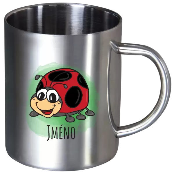 Nerezový hrnek Beruška