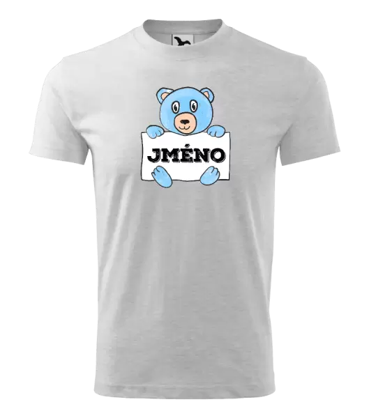 Dětské tričko Medvídek se jménem