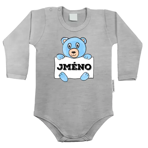 Dětské body Medvídek se jménem