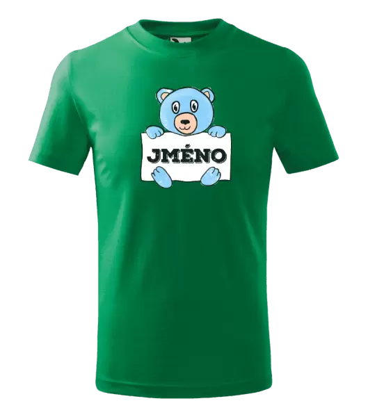 Dětské tričko Medvídek se jménem