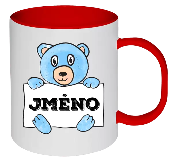 Plastový hrnek Medvídek se jménem