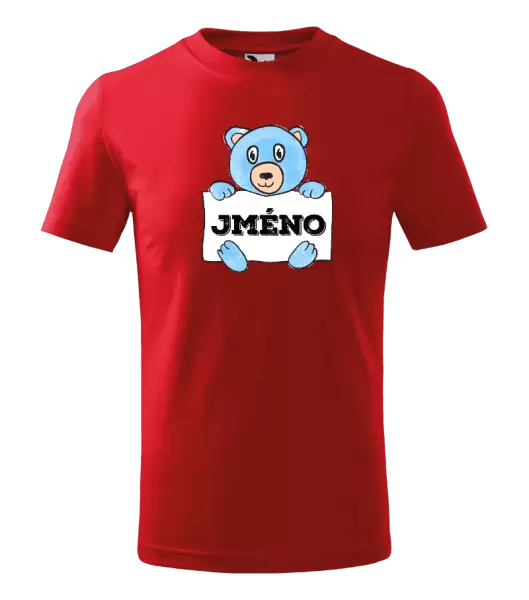 Dětské tričko Medvídek se jménem