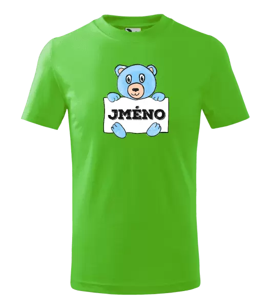 Dětské tričko Medvídek se jménem