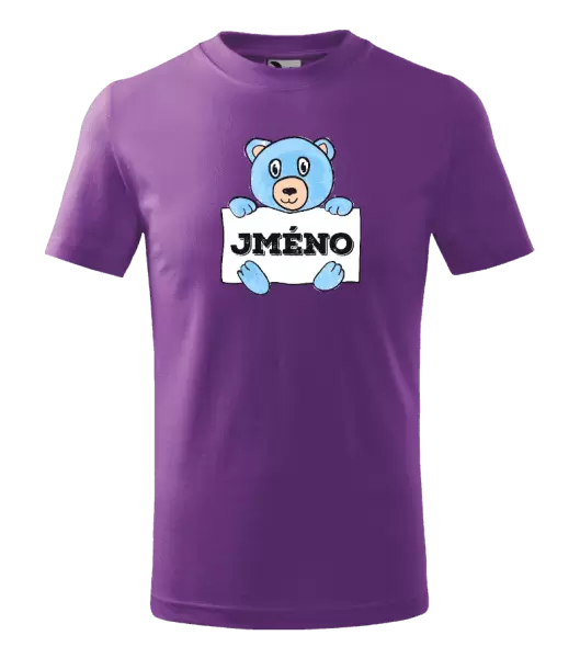 Dětské tričko Medvídek se jménem