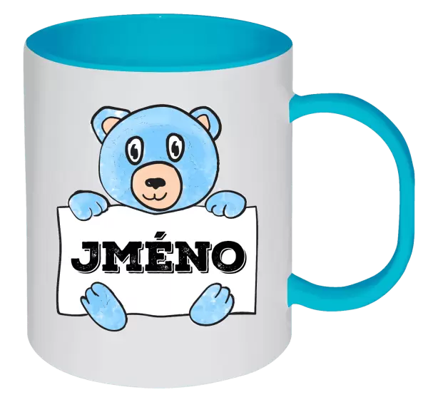 Plastový hrnek Medvídek se jménem