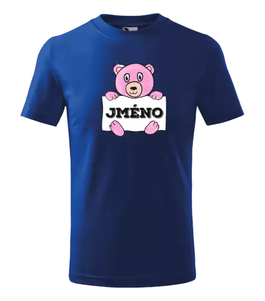 Dětské tričko Medvídek se jménem