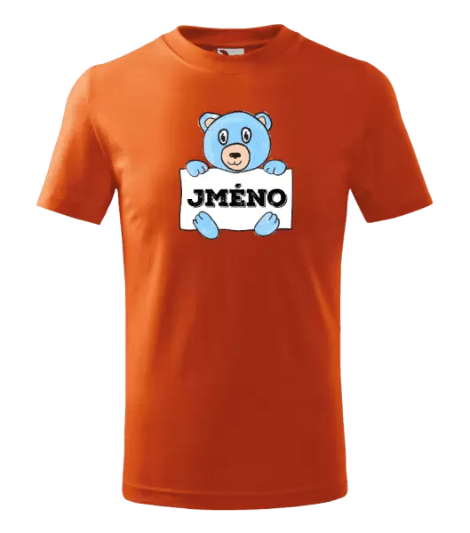 Dětské tričko Medvídek se jménem