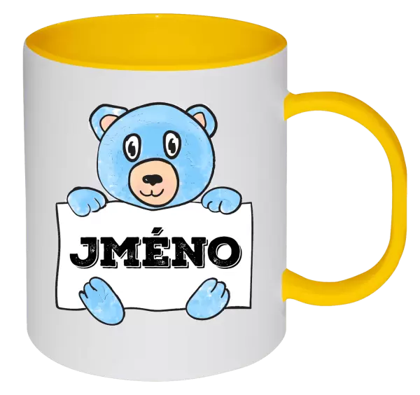 Plastový hrnek Medvídek se jménem