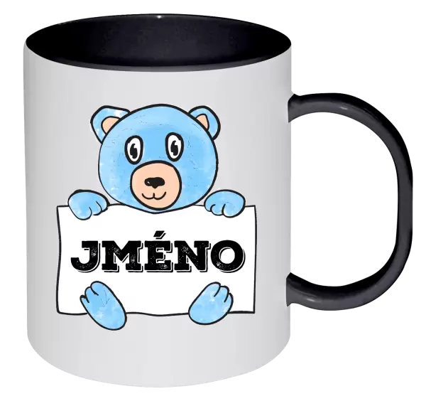 Plastový hrnek Medvídek se jménem