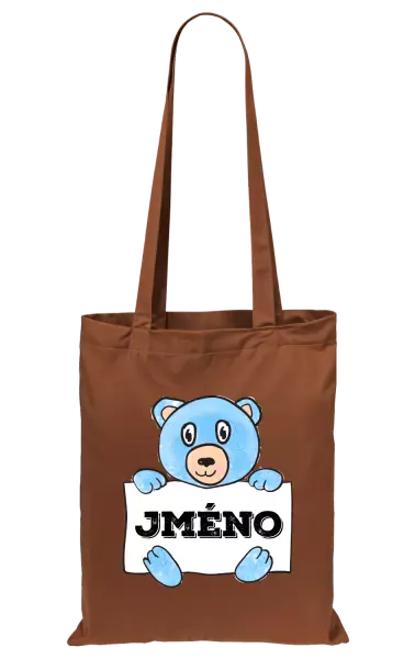 Látková taška Medvídek se jménem